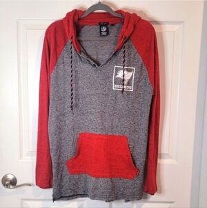 TAMPA BAY BUCCANEERS Men's Long Length Pullover Hoodie Sweater. Large